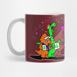 DInosaur Christmas Choir Mug